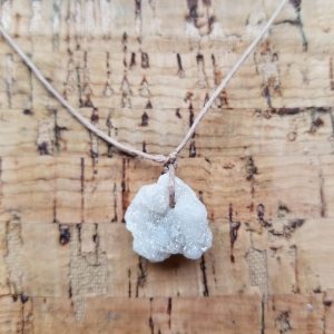 Quartz Geode Cleansing Necklace
