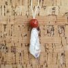 Carnelian - Angel Aura Quartz Necklace