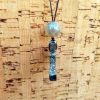 Labradorite - Druzy Quartz Necklace