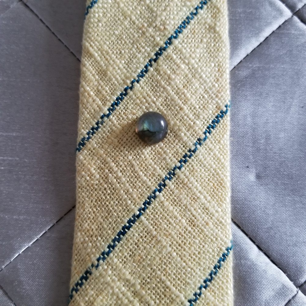 LABRADORITE TIE PIN HERB'S JEWELS