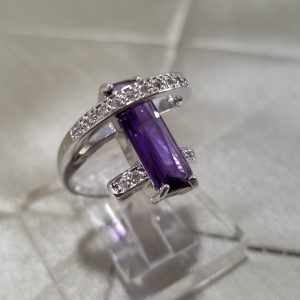 SOLD! Amethyst Ring size 7 - Image 3