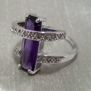 SOLD! Amethyst Ring size 7 - Image 2