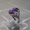 Amethyst Ring size 7 - Image 3