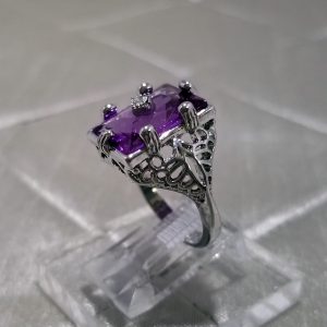 Amethyst Ring size 7 - Image 3