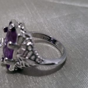 Amethyst Ring size 7 - Image 5