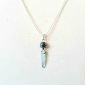 Kyanite & Hematite Necklace - Image 3