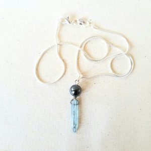 Kyanite & Hematite Necklace - Image 4