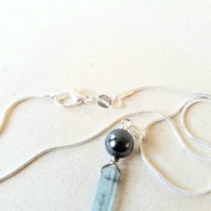 Kyanite & Hematite Necklace - Image 2