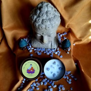Calming Meditation Crystal Candle - Image 2