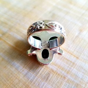 Green Diopside Ring Size 9 - Image 4