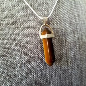 Tiger Eye Point Necklace