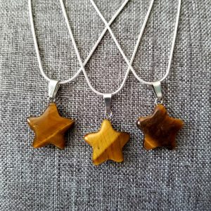 Tiger Eye Star Necklace