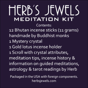 Bhutan Incense & Mystery Crystal Meditation Kit - Image 6